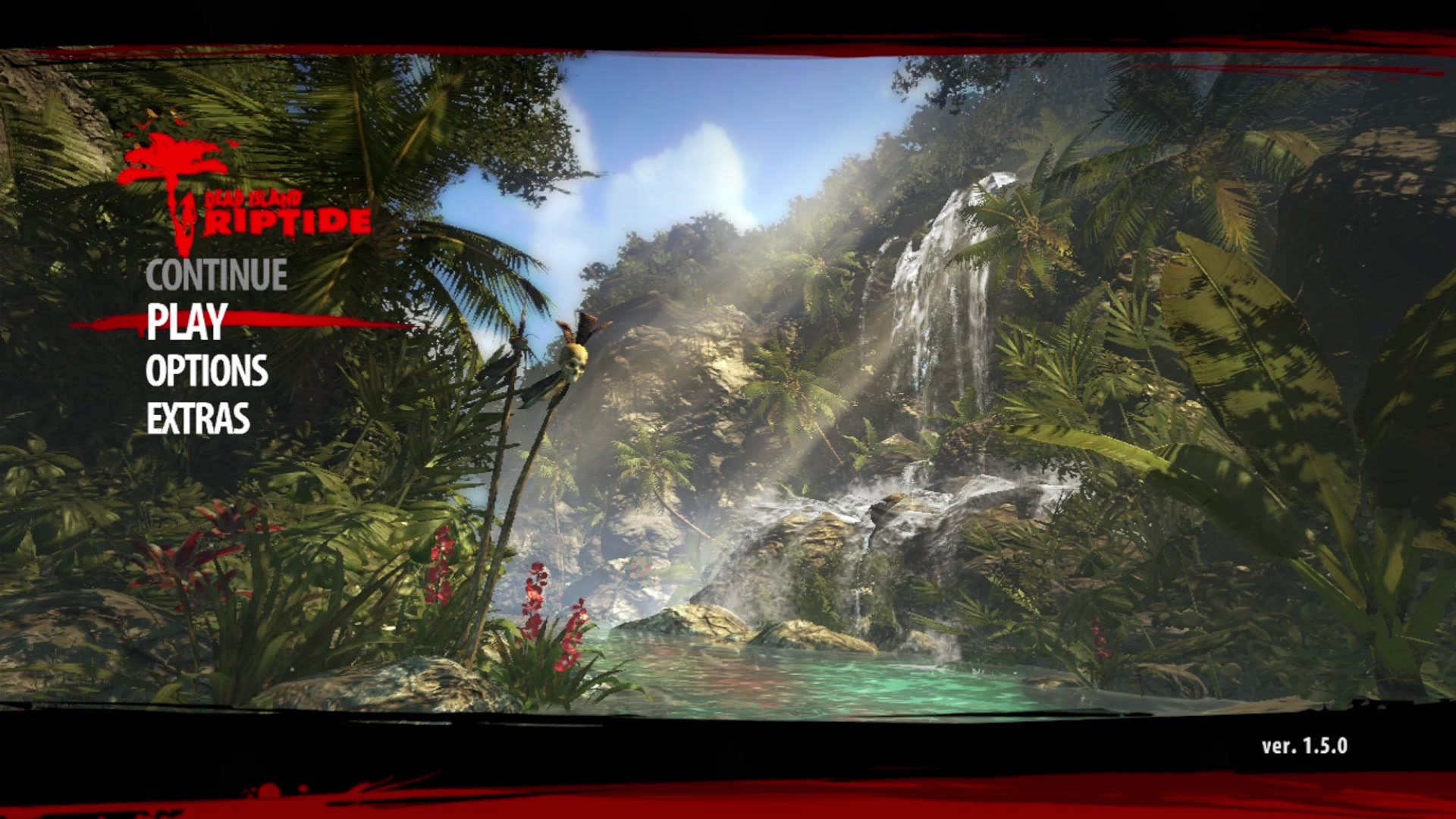 Dead Island title screen for Xbox 360